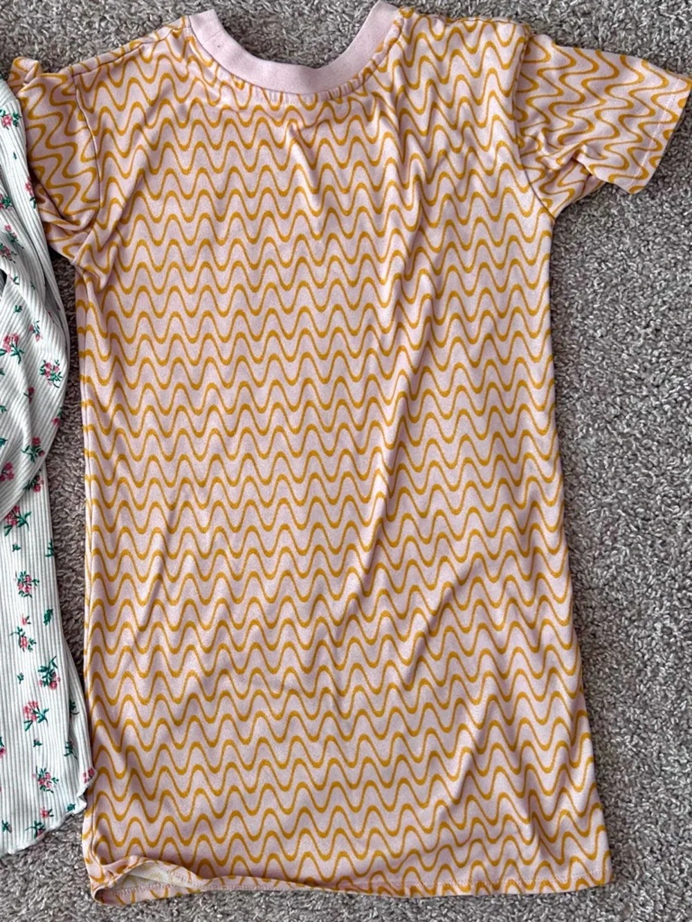 (2) Girls' size 10 Nightgowns - art class s/s & Wondershop plaid l/s